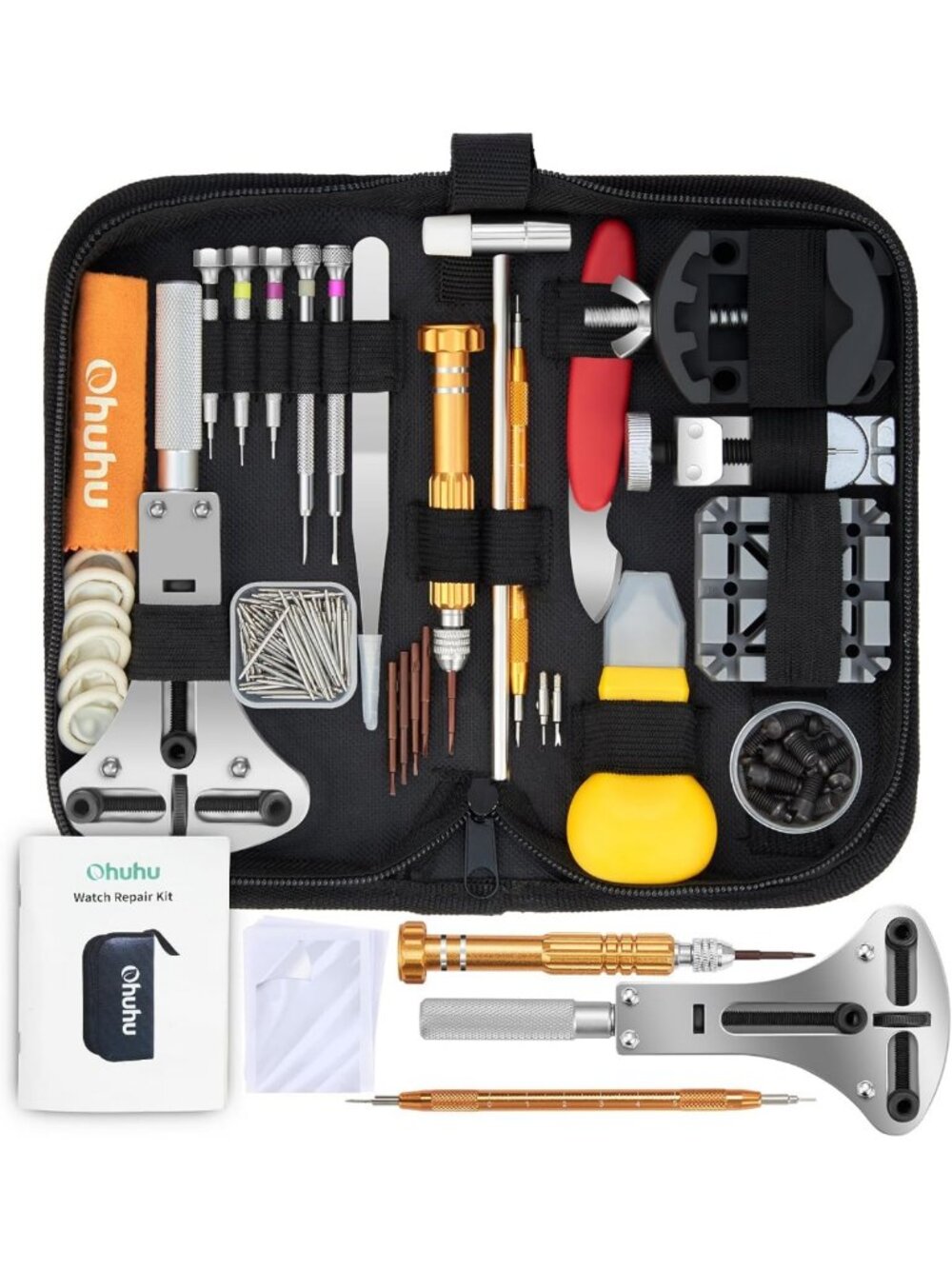 Comprehensive Watch Repair Kit - 192 PCS Heavy Duty Tools for Link Removal